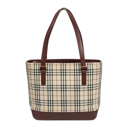 Burberry Vintage, Pre-owned Tote Bags Beige, Dames, Maat:ONE Size