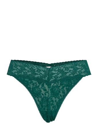 4811-Blac Stringtruse Undertøy Grønn Hanky Panky*Betinget Tilbud