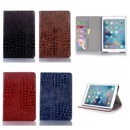 Plånboksfodral iPad Mini 5 (2019) - 5 Färger, Krokodilmönster