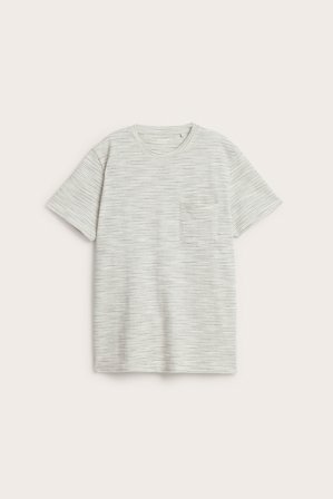 Kappahl | T-shirt i melerat garn | Offwhite