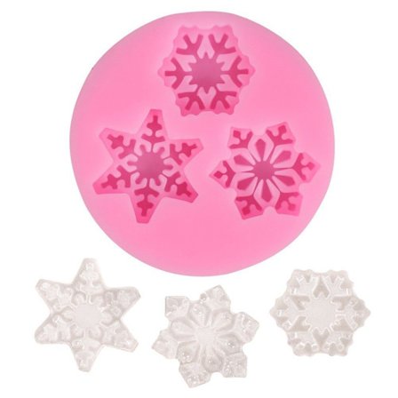 3D Lys-Silikonform Juler Lys Kakekoppholder Baking Dekoreringsverktøy (50-1891rose) ((bare form inkludert)