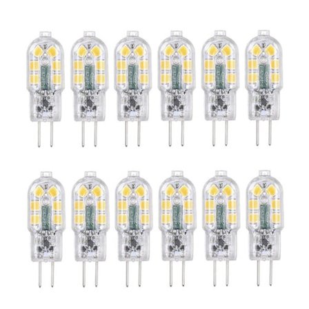 Tomshine G4 LED Pærer 12-pak Varm Hvid