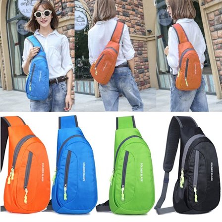 Brystveskepakke Vanntett skulderrem Ryggsekk Svart H