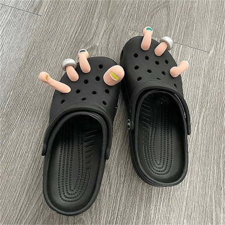 Sko Tå Charms Clog Dekoration, Crocs Sko Tilbehør Unormalt-formede Tå Sko Dekoration Charms Til Sjove Gaver