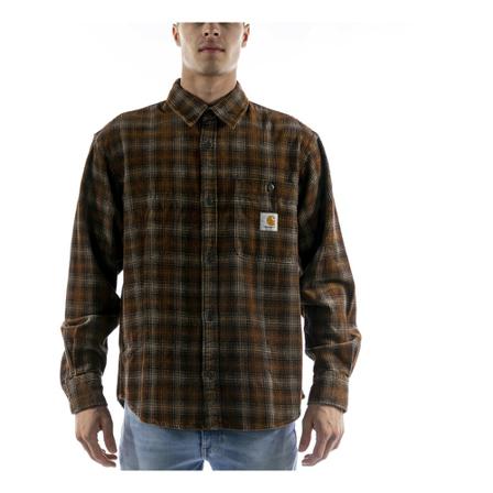 Carhartt Wip, Casual Shirts Bruin, Heren, Maat:XS