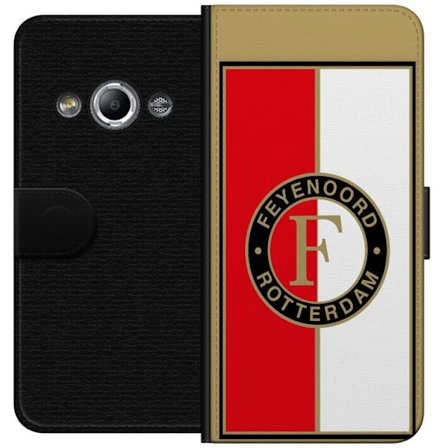 Kompatibelt Lommeboketui til Samsung Galaxy Xcover 3 Feyenoord Rotterdams fotballklubbemblem rød hvit bakgrunn