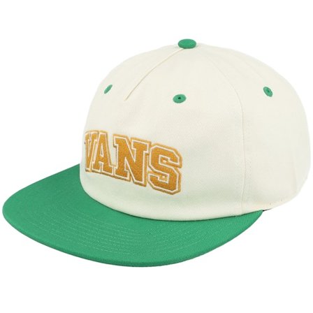 Vans - White snapback Caps - Property Of Low Unstructured Verdant White/Green Snapback @ Hatstore