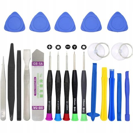 Præcisionsskruetrækkersæt til Elektronik 25 Dele – Torx, Pentalobe, Tri-Wing | til Mobil, Tablet, Ur