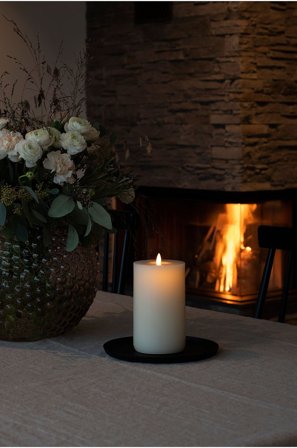 Konstsmide - WAX LED vaxljus höjd 18.2 cm - Vit - Ljus - Från Homeroom