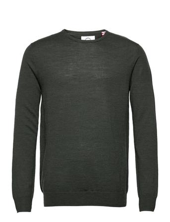 Johs Merino Crew Neck Knit Kronstadt Green