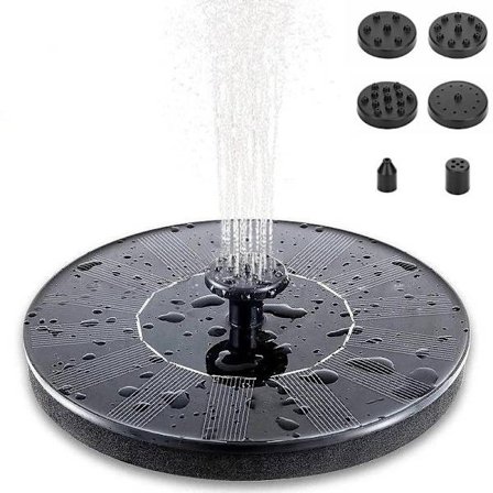 Fontän - Solcelledrevet Fontän / Vandfontän Solcelle - 16 cm-Xin