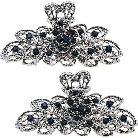 Naisten Retro Chic -kiillotetut leuat hiuspihdit