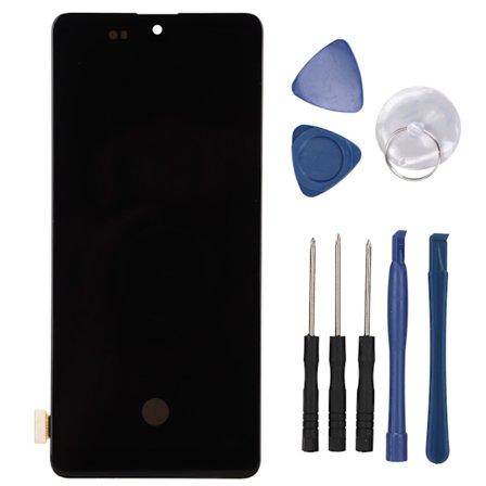A71 A715 A715F A715FD LCD Skjerm Erstatningsmontering med Rammeverktøy