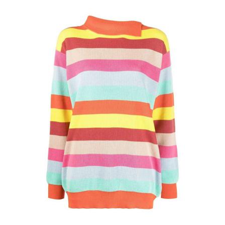 Semicouture, Sweater Oranje, Dames, Maat:S