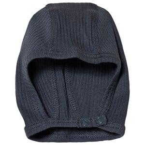 Kids - MarMar Copenhagen Dark blue Rib Baby Hat 4 Months/ 62 cm - Headwear - 4 months - Blue