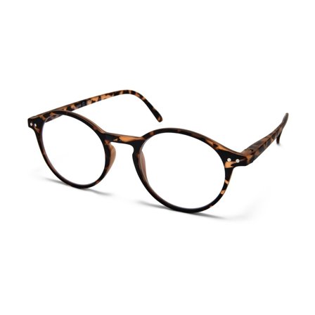 Readers - Lesebriller - Readers Blue Block Round Tortoise