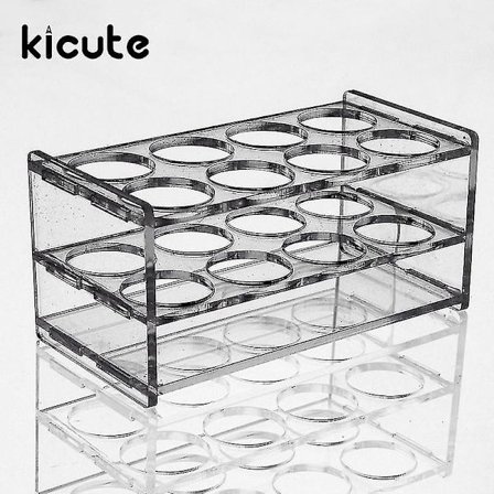 Kicute 8-hulls Plastprøvebeholder Stativ for Testing Tubes