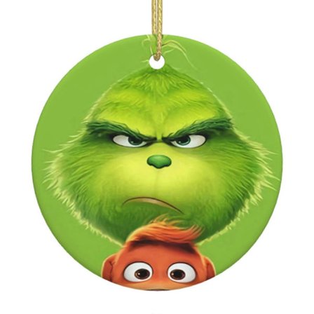 The Grin-Ch Julgransprydnad för Julgran - Julhängande Keramiska Dekorationer - Julgransprydnad Presentidéer[D]