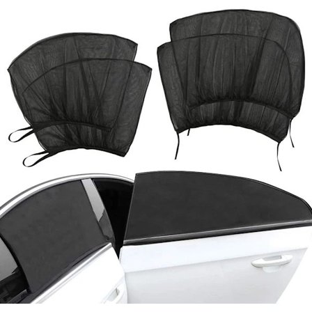4-pack solskydd för bilfönster, universella solskydd för fram- och bakrutor, stor storlek för de flesta fordon