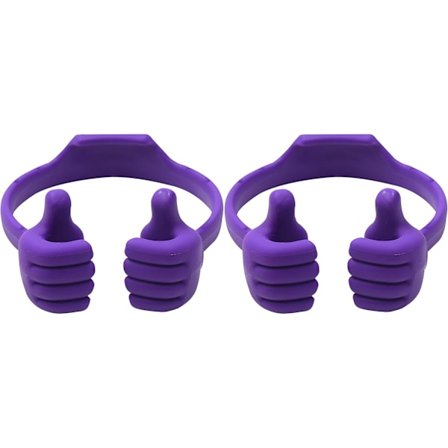 Thumbs Up 2-pak Tablet Stand, Tablet Display Stand Holder til skrivebord, Tablet Stand Kompatibel med iPad-serien, Samsung Galaxy Tabs