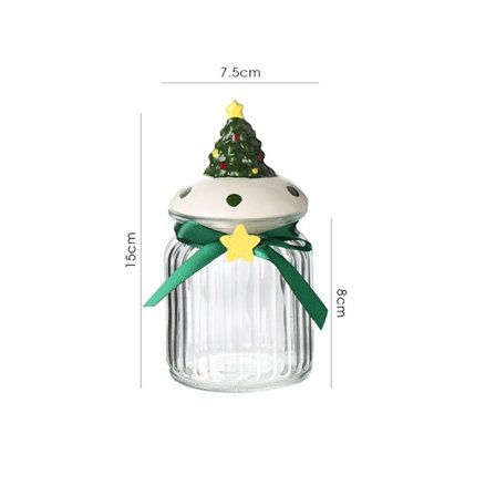 Säilytyspurkki Joulupukin karkkisäiliö JOULUKUUSI JOULU