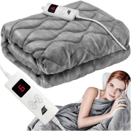 Elektrisk Värmefilt / Filt - 180x130cm