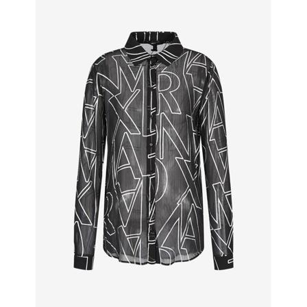 Armani Exchange Blouses Shirts Sort, Dame