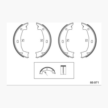 Handbromsbacksats - Biltema