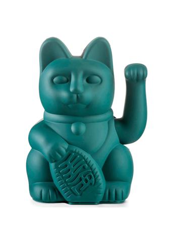 Maneki-Neko - Lucky Cat Home Decoration Grøn Donkey