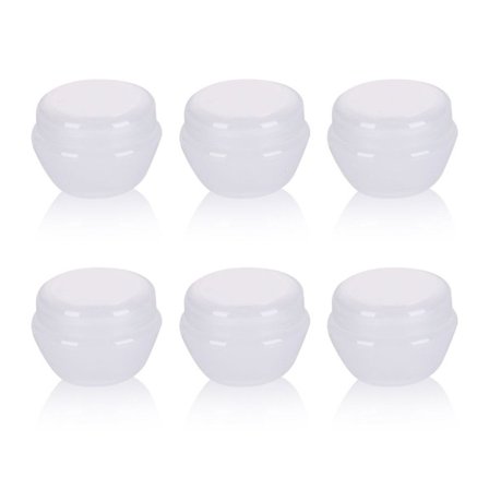 6 stk. flerfarvede svampebokse, transparente, 20 g KLB