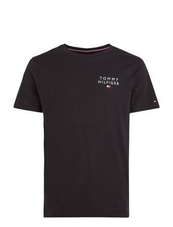 Cn Ss Tee Logo Tops T-Kortærmet Skjorte Black Tommy Hilfiger