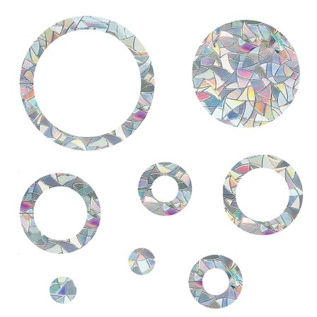 Bird for Protection Stickers Anti Collision Window Sticker Window for Protection Hindra fåglar mot fönster PVC M