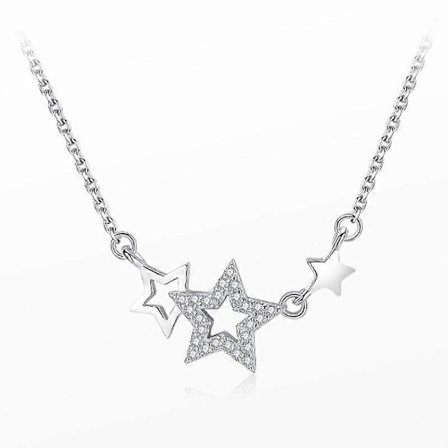 Jae Star Krystallanheng Halskjede for Kvinner