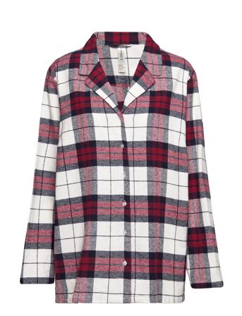 Nightshirt Flannel Check Top Multi/mønstret Lindex