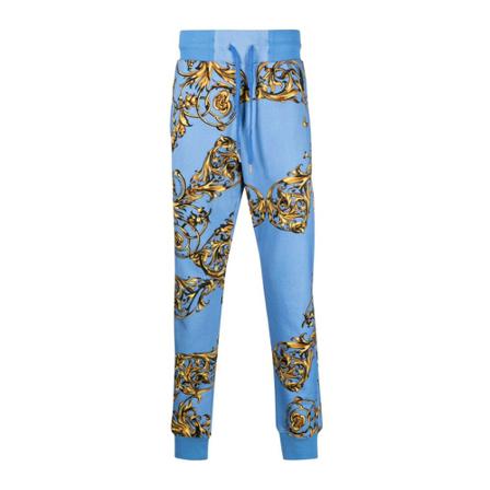Versace Jeans Couture, Sweatpants Blauw, Heren, Maat:S
