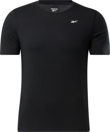 Reebok Men's Speedwick Move T-Shirt Men Short sleeved fitness sweater Black L