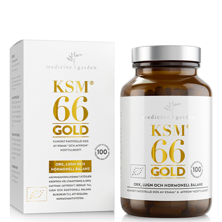 MedicineGarden KSM66 GOLD 100 EKO, 100 kapsler