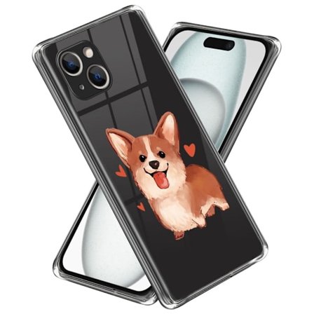 Deco iPhone 15 cover - Hund