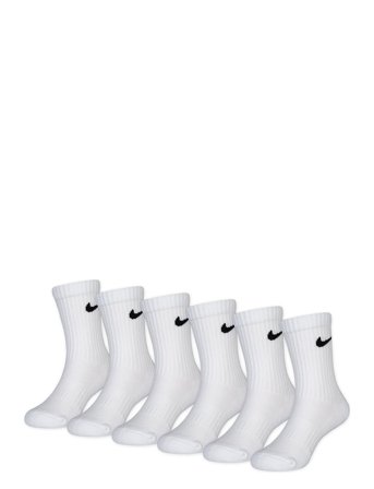 Nike | 6W-6Pk Crew Sock | 5-7Y