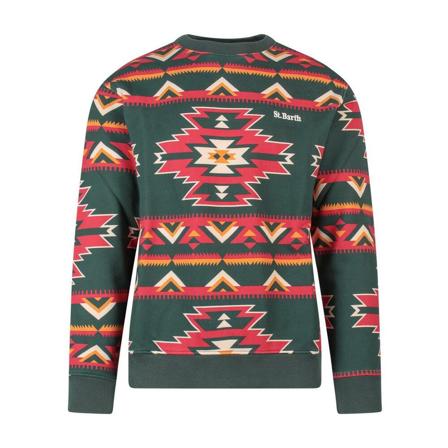 MC2 Saint Barth, Sweatshirts Groen, Heren, Maat:M
