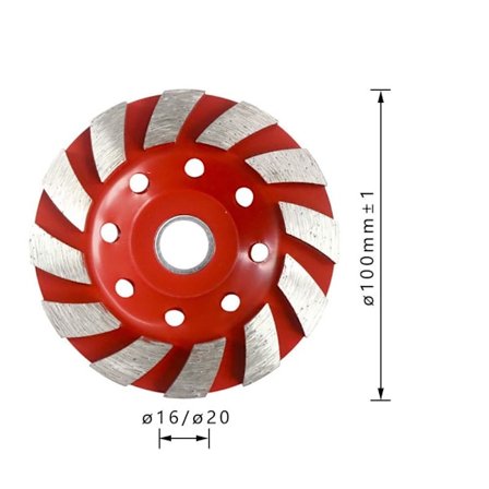 Timanttihiontalaikka betonin hiontaan, 4 4