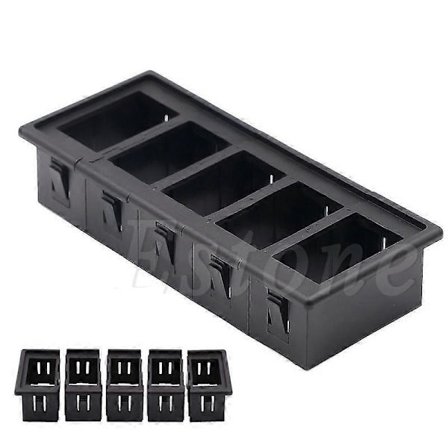 5 Vippströmbrytare Klämma Panel Montering Patrullhållare Hus För ARB Carling Stil