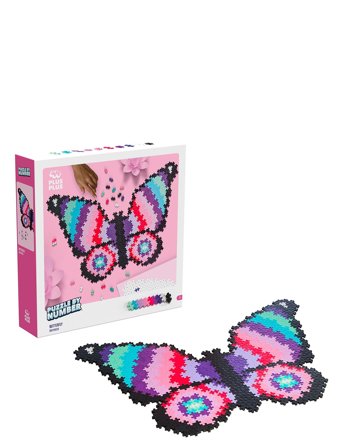 Plus-Plus | Plus-Plus Puzzle By Number Butterfly 800Pcs | ONE SIZE