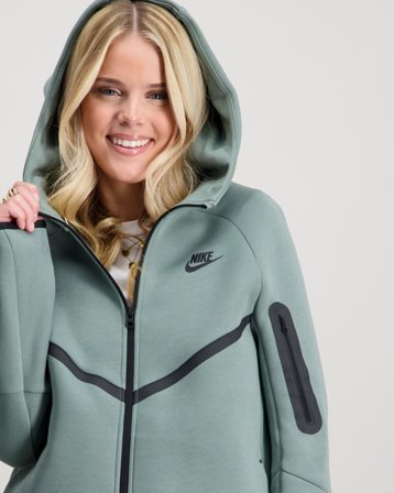 Nike B Nsw Tch Flc Fz - Pd Vert Sweats à capuche Fille - Kids Brand Store