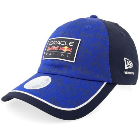 New Era - Motor Blå unconstructed Keps - Red Bull F1 26 Womens Team Ponytail Open Back Royal/Navy Dad Cap @ Hatstore