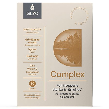 Glyc Complex 80 tabl., Helse & Madvarer, Kosttilskud, Knogler, Led & Muskler