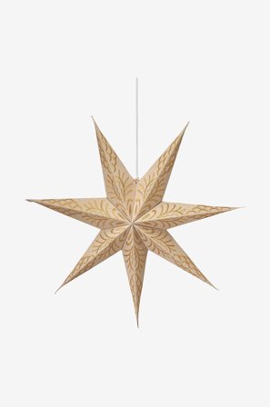PR Home - Julestjerne Celeste 60 cm - Beige - Adventsstjerner - Fra Homeroom