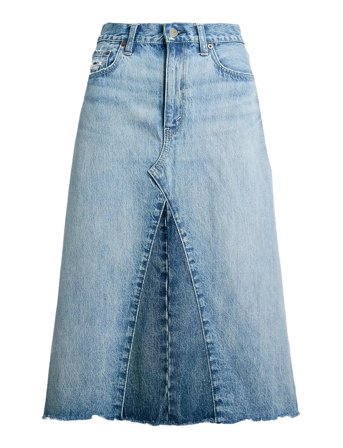 Polo Ralph Lauren | Paneled Denim A-Line Skirt | 25
