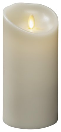 Konstsmide 1613-115 Vokslys krem, varmhvit, LED 8,8x17,7 cm, Belysning