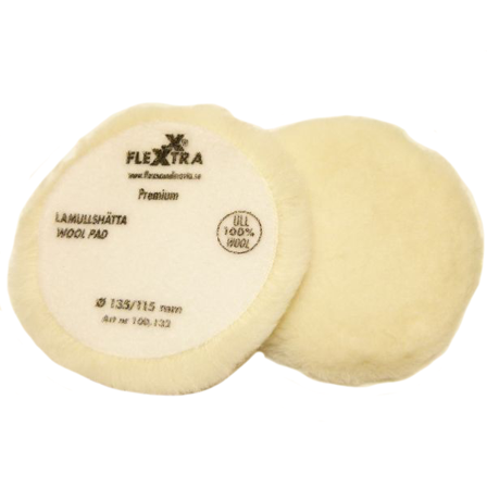 Flexxtra 100132 Lammeullshette 100 % lammeull 135 mm, Maskintilbehør & forbruk